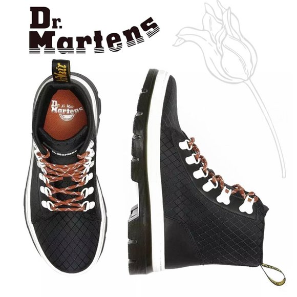 Dr. Martens Shoes - Dr. Martens Black Combs Ripstop Nylon Boots